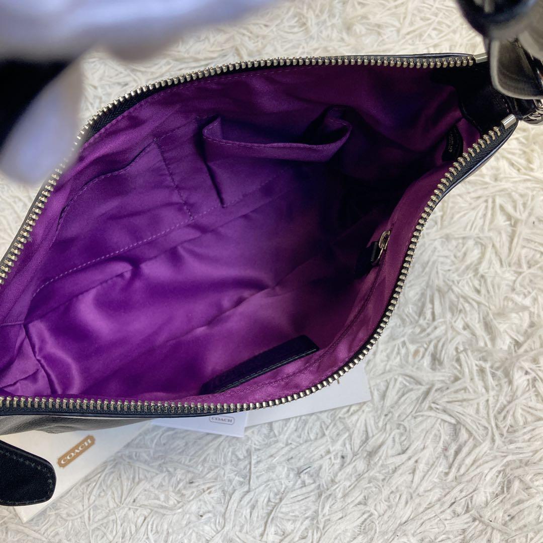 未使用級 vintage coach old ブラック 黒 アシュレイ