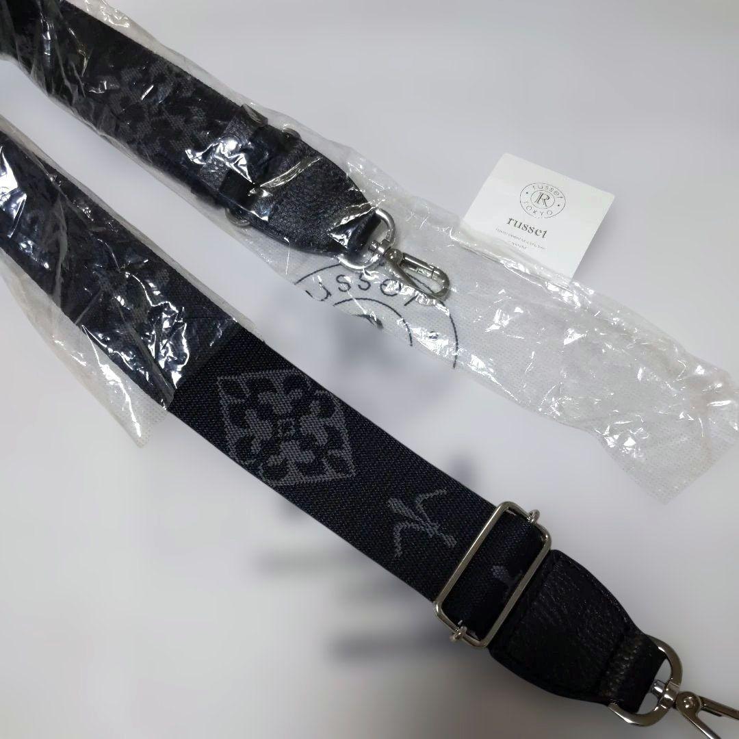 最終お値下げ【新品】russetブラック 2way ショルダーバッグ