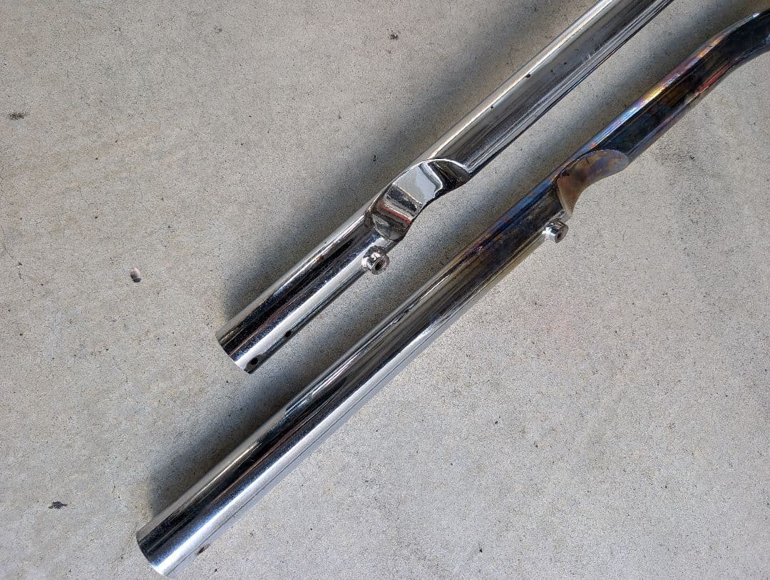 ショベルヘッド　4速フレーム　ショットガンマフラー　ワンオフ