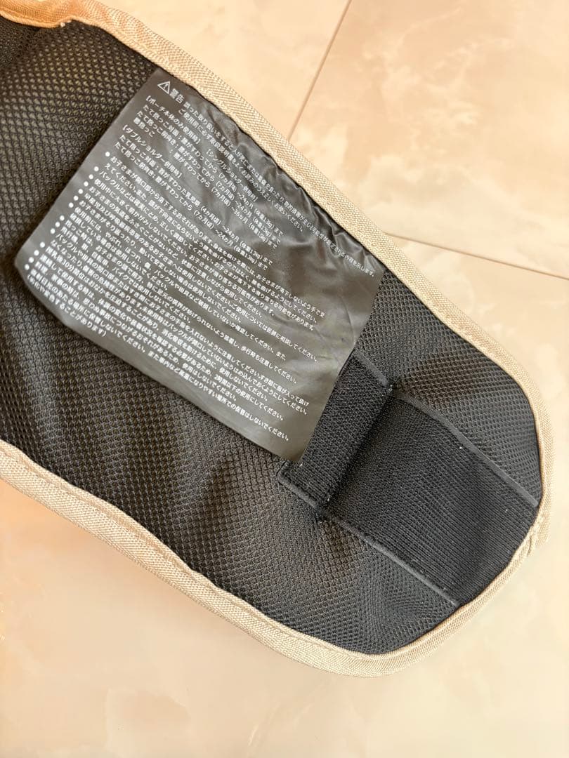 【美品・アイボリー】ポルバンアドバンス ヒップシート シングルショルダーベルト