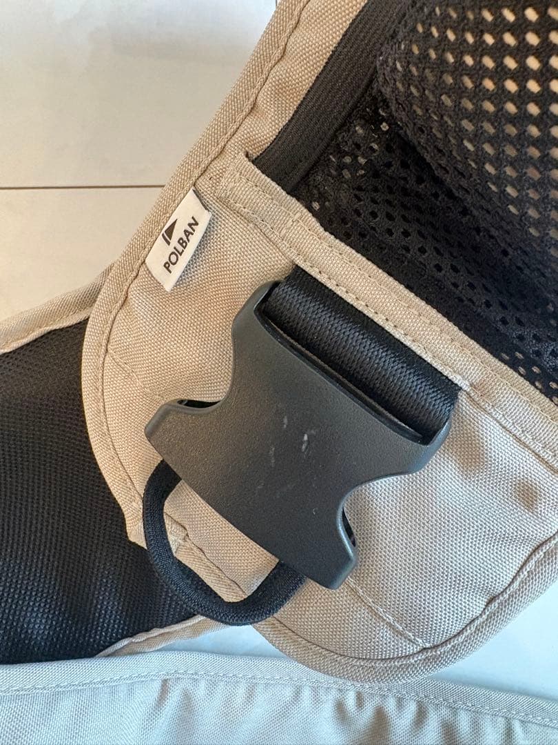 【美品・アイボリー】ポルバンアドバンス ヒップシート シングルショルダーベルト