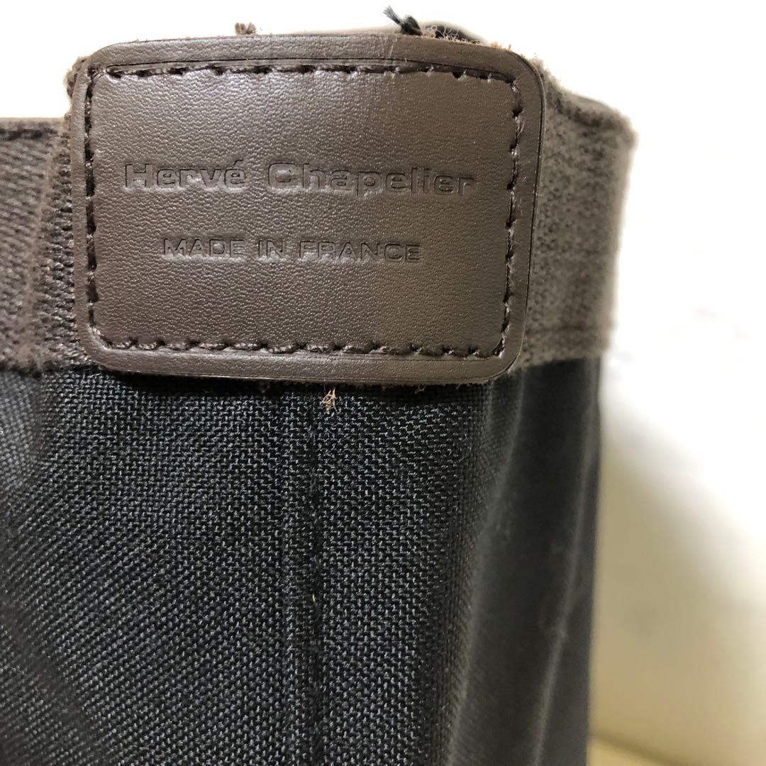 ✨美品✨エルベシャプリエ ハンドバッグ・ ノワール(ブラック)×モカ