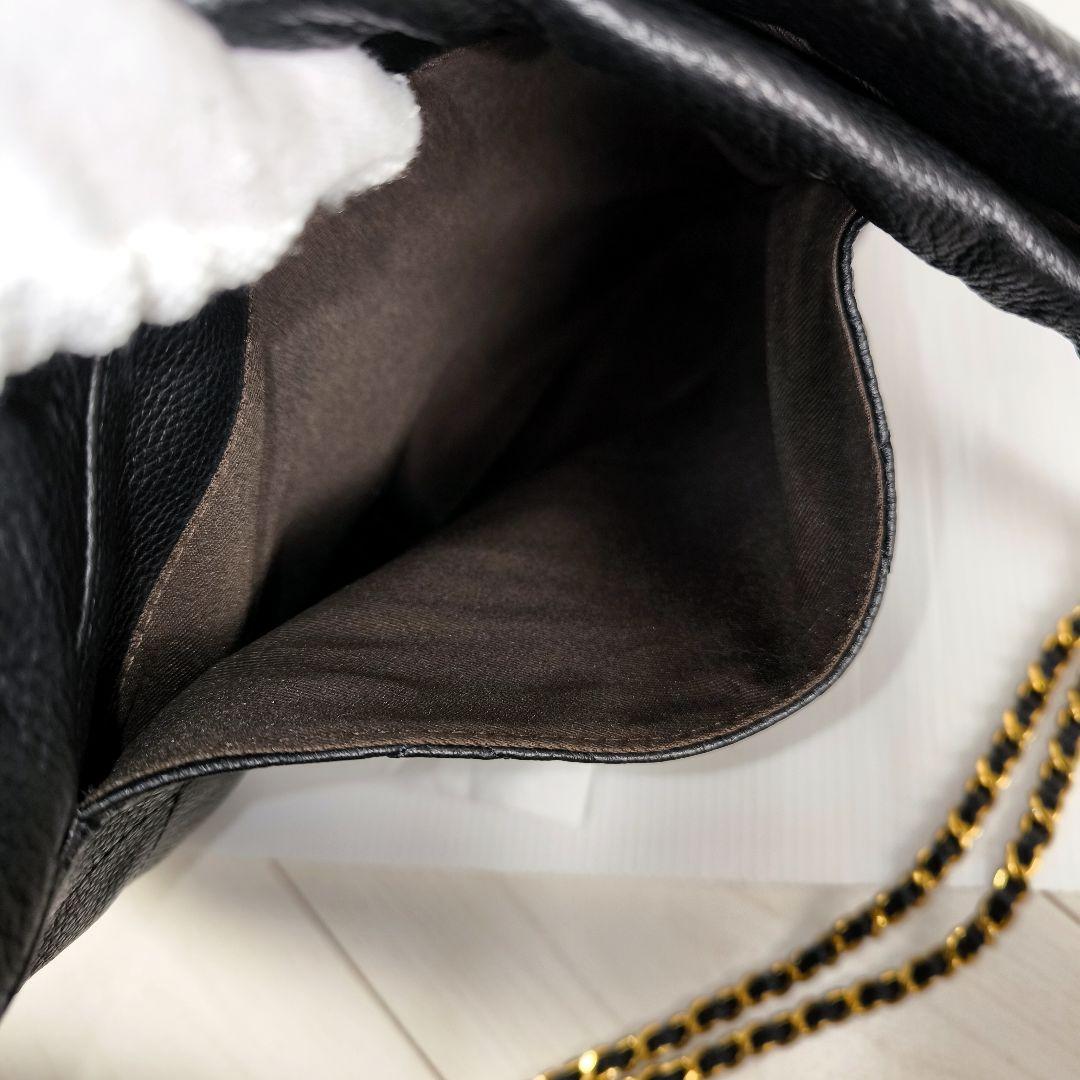 【極美品】HAYNI ブラックレザー ショルダーバッグ 未使用級