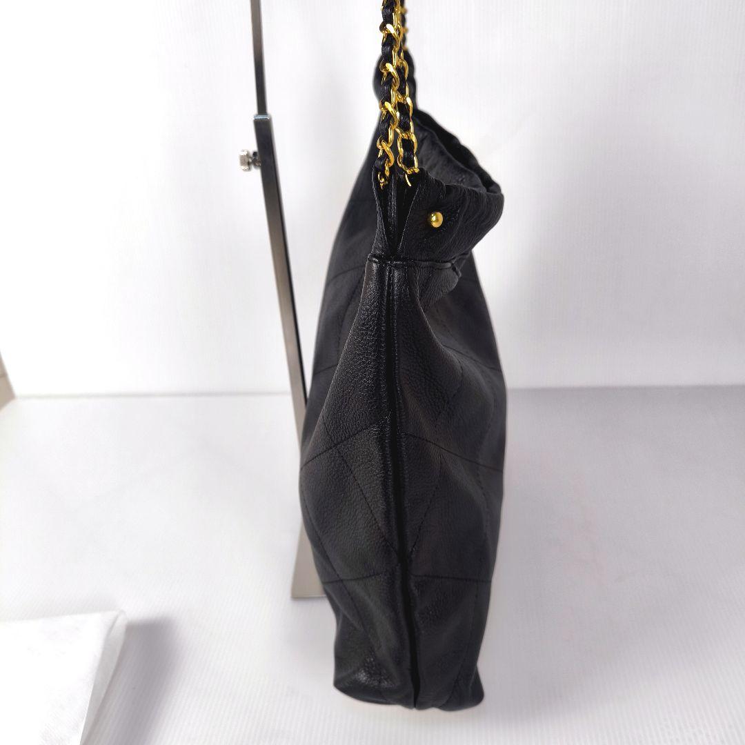 【極美品】HAYNI ブラックレザー ショルダーバッグ 未使用級