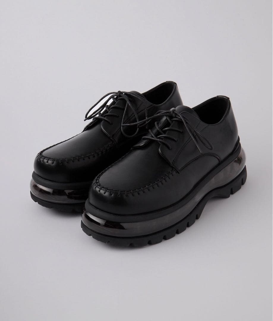 【CLEL】エアークッション ハイソールローファー/ダービーシューズ Mサイズ