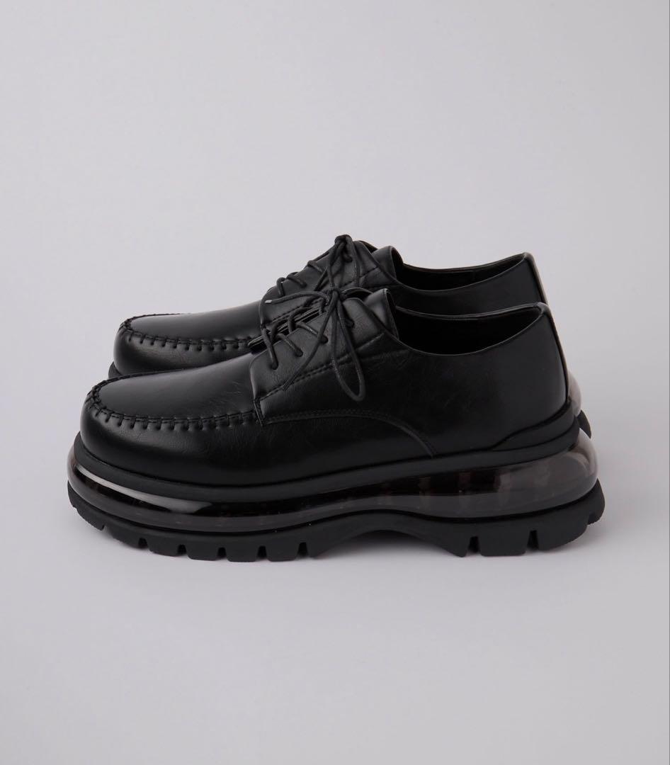 【CLEL】エアークッション ハイソールローファー/ダービーシューズ Mサイズ