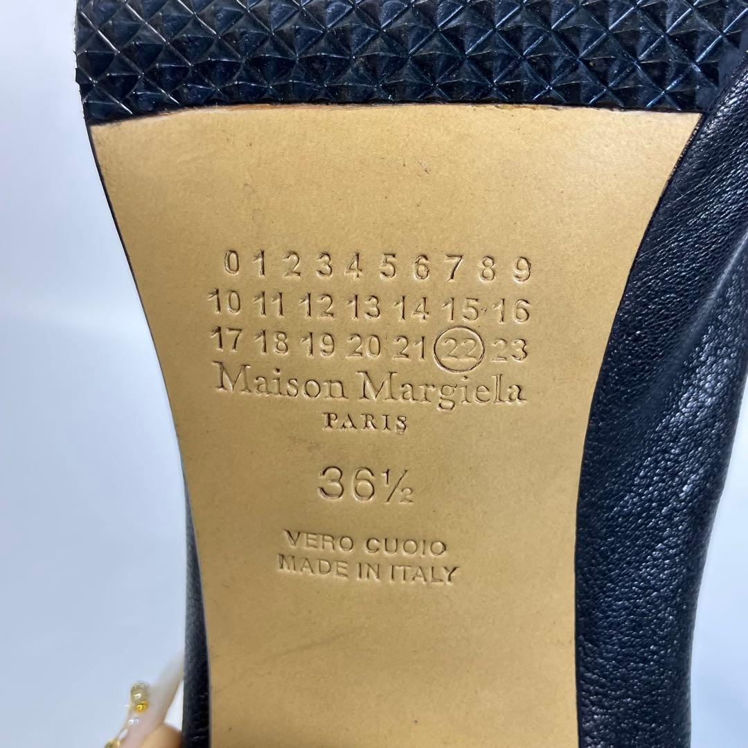 【美品級】メゾンマルジェラ　足袋ブーツ23.5cmタビアンクルブーツ