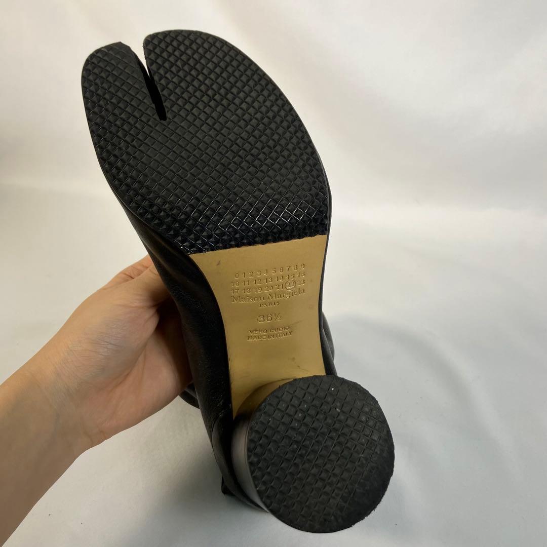 【美品級】メゾンマルジェラ　足袋ブーツ23.5cmタビアンクルブーツ