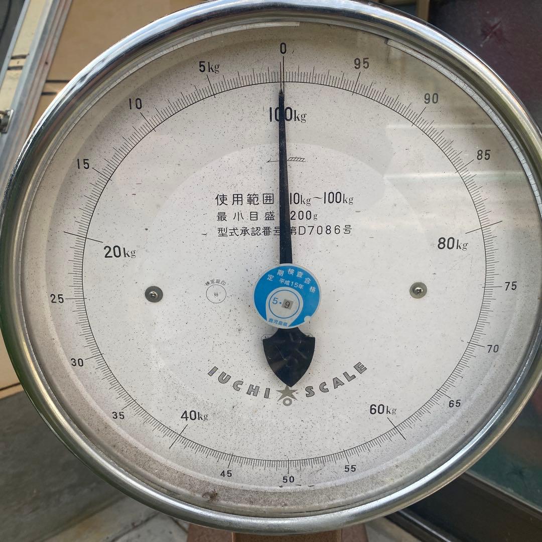 レトロ体重計　イウチスケール