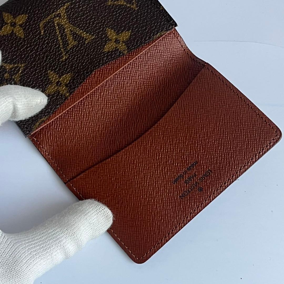 ✨未使用保管品✨　VUITTON 名刺入れ　カード入れ　モノグラム　レザー