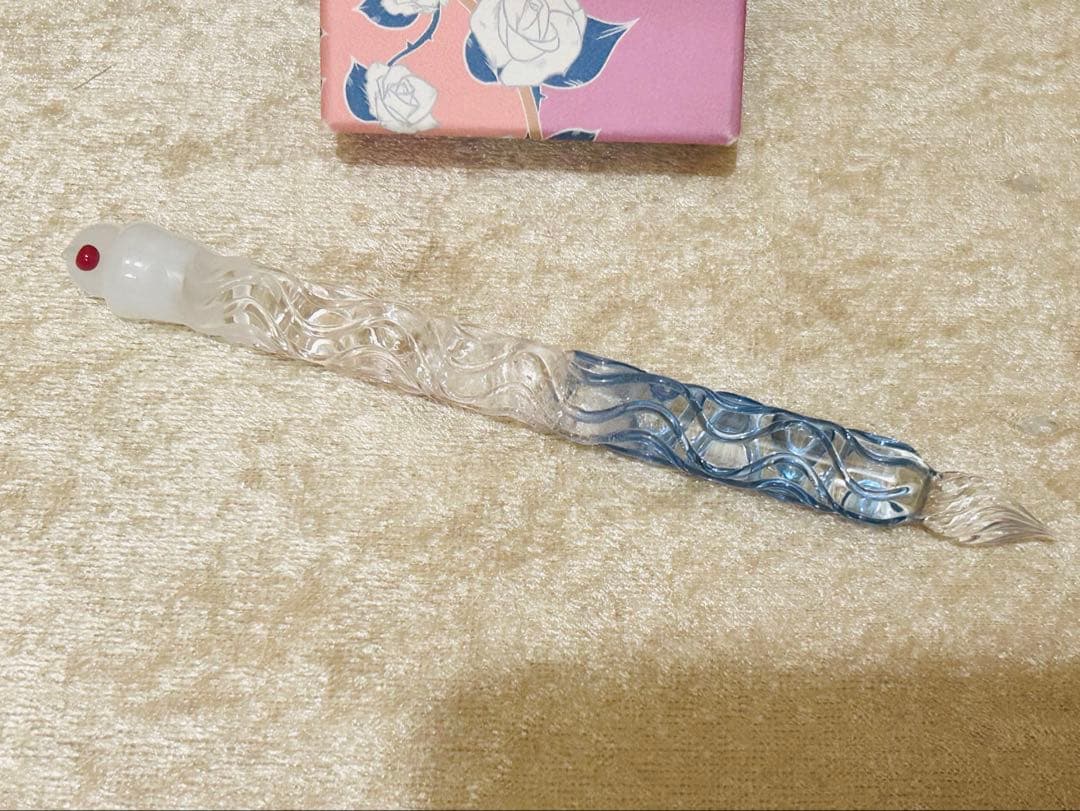 文豪クリームソーダ オリジナルガラスペン,インク「女生徒」3点セット