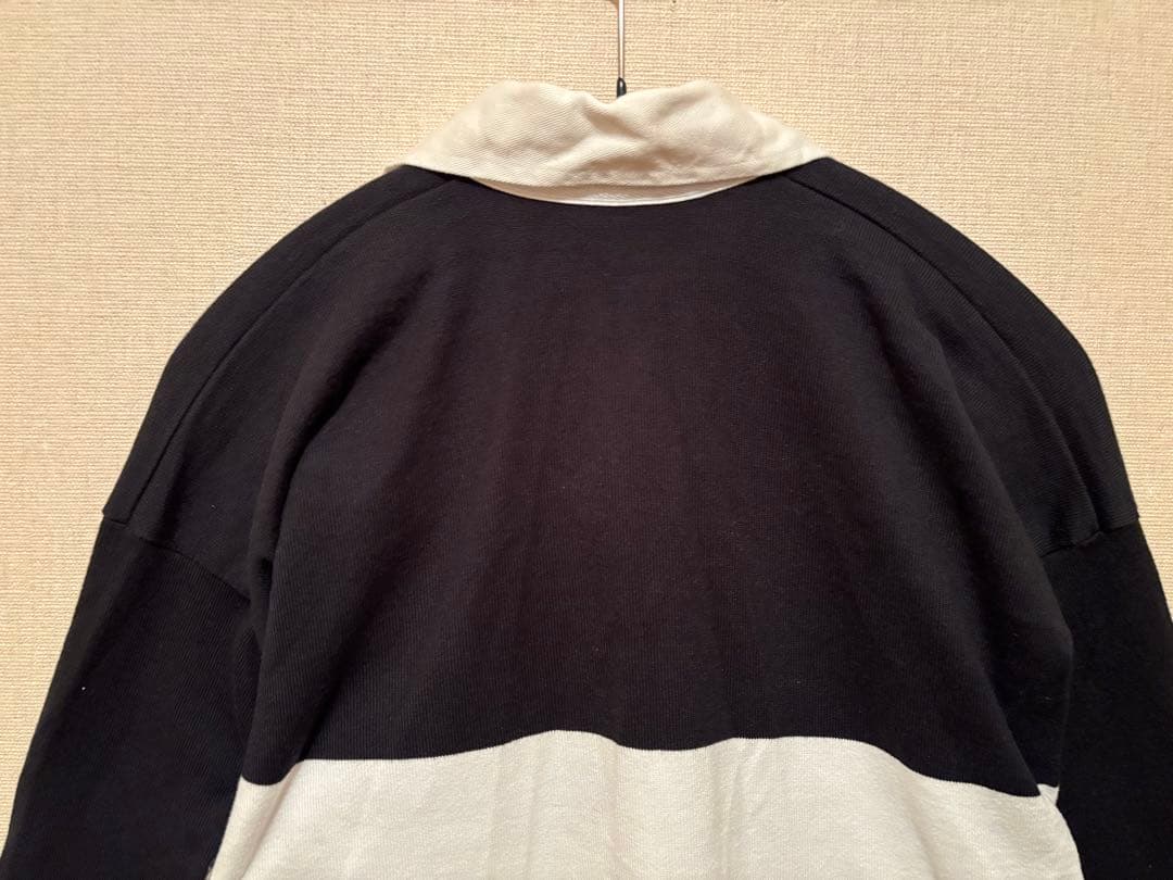 ニュージーランド製 カンタベリー ラガーシャツ ALL BLACKS