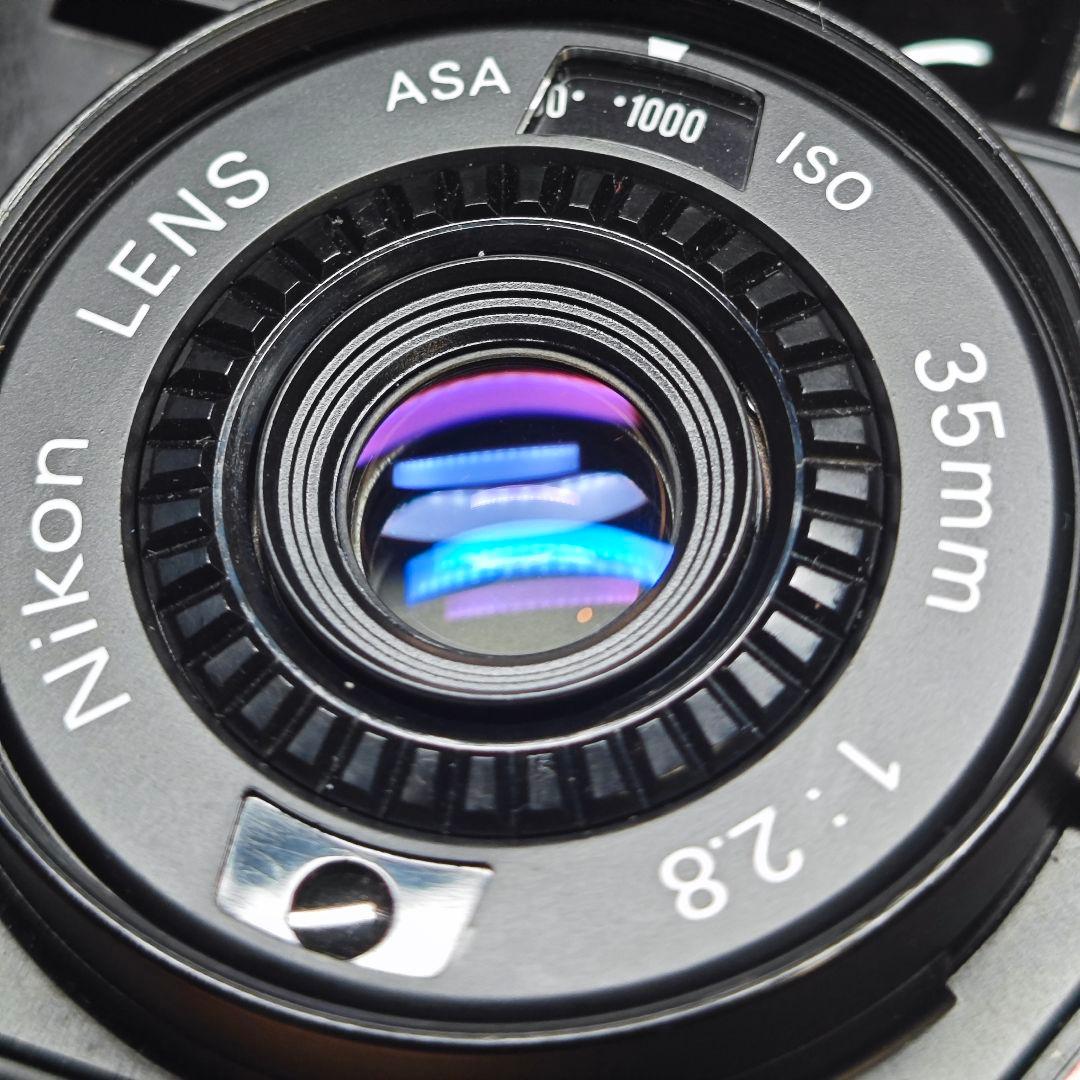 完動美品　Nikon L35AF 35mm F2.8 ピカイチ　ISO1000