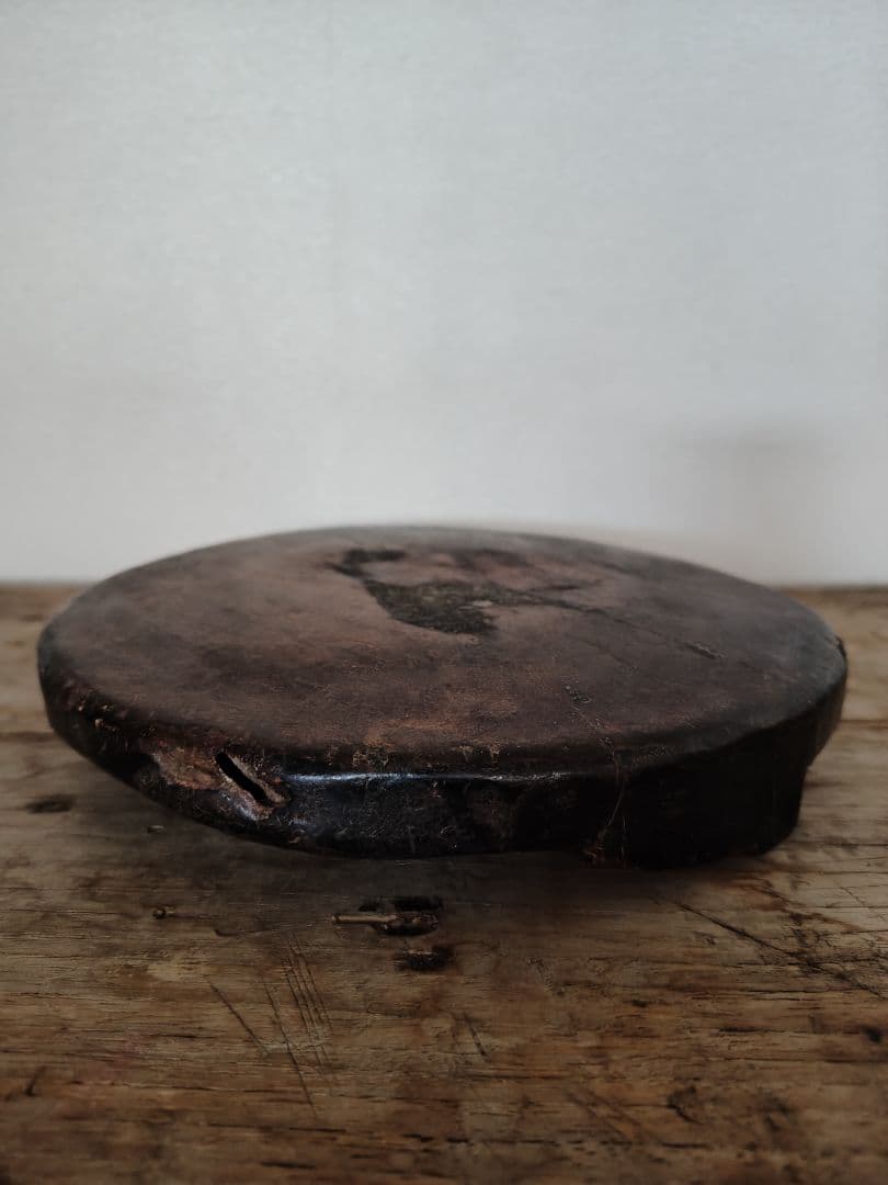 アフリカ　セヌフォスツール　花台　展示台　プリミティブアート　1点物