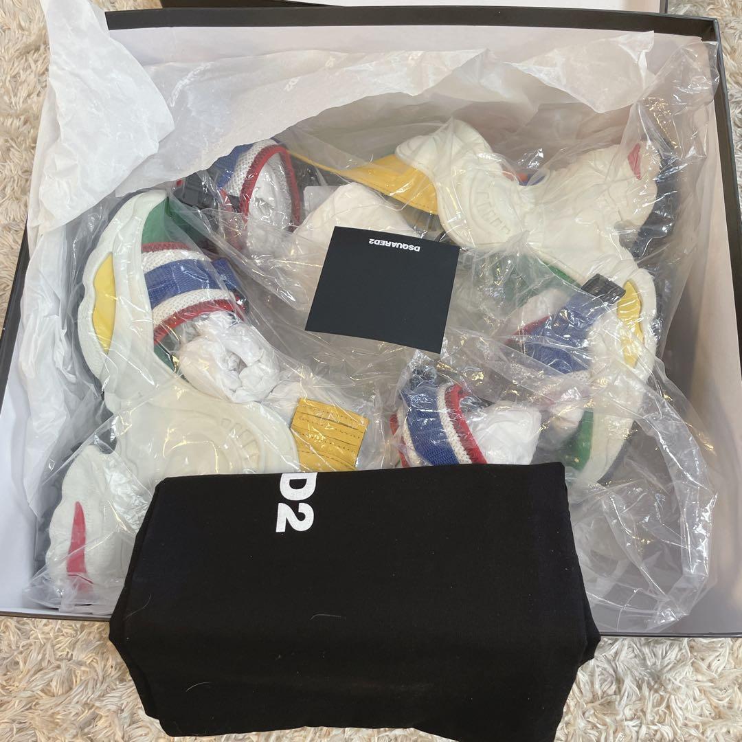 【未使用】DSQUARED2 ディースクエアード⭐️レア ウェッジヒールサンダル