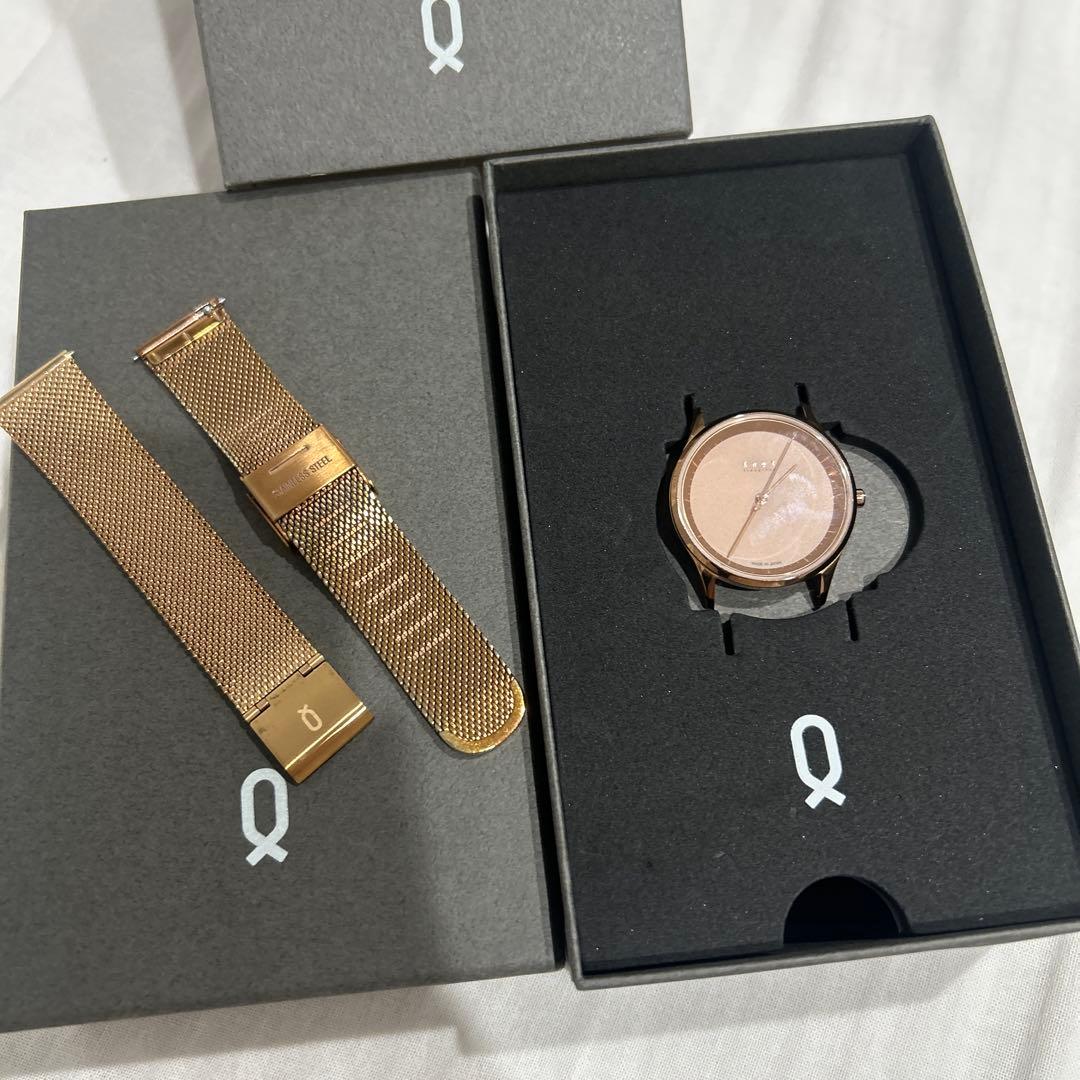 knot ピンクゴールド　ソーラーウォッチ