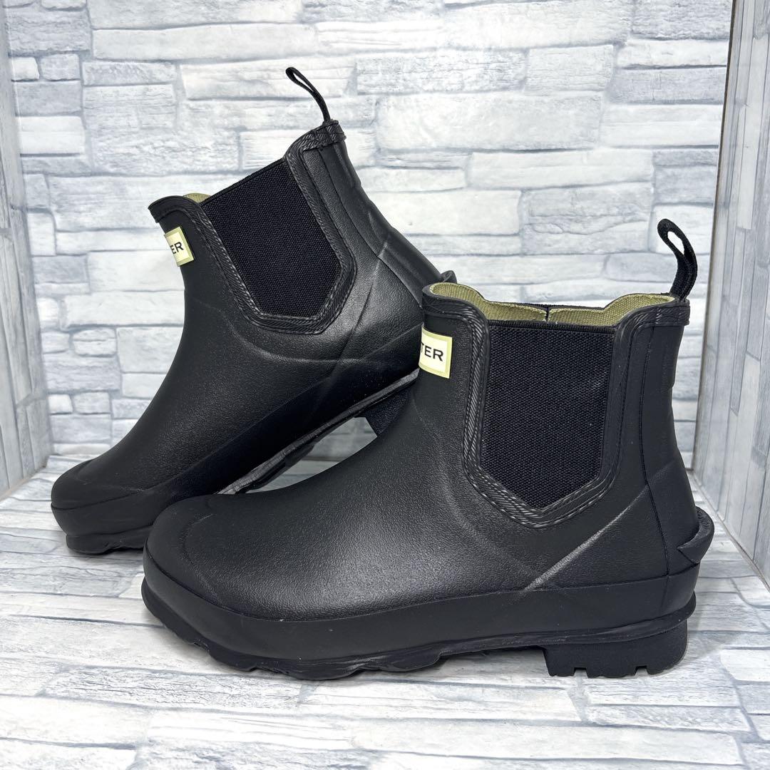 ✨美品✨ハンター ノリスチェルシーブーツ レインブーツ ブラック 24cm