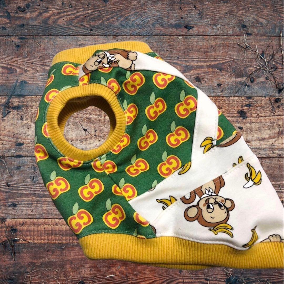 犬服ハンドメイド　サロペット風タンク