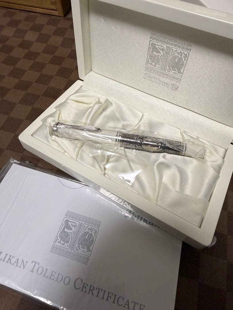 ペリカン万年筆M910スターリングシルバー、M800サイズ