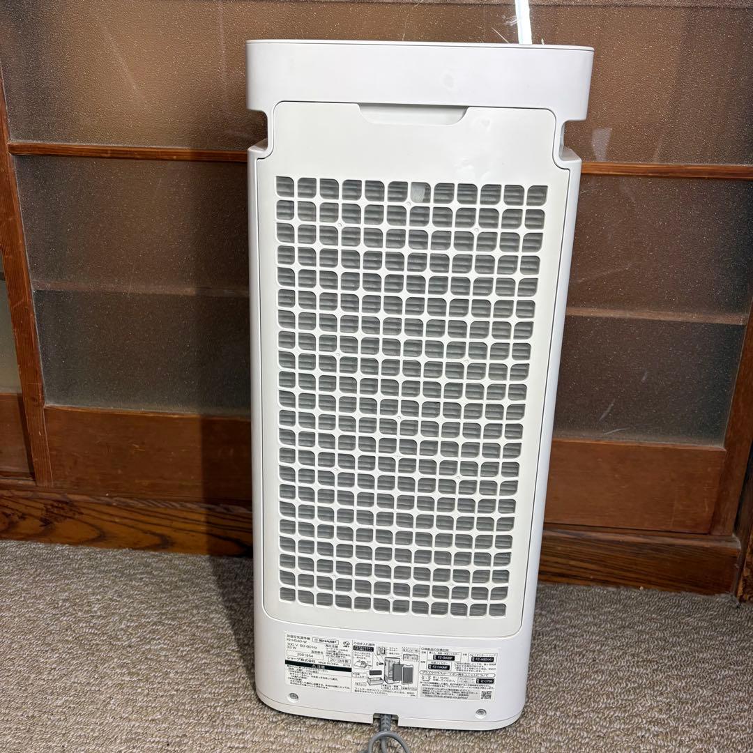 【未使用級】シャープ　加湿空気清浄機　プラズマクラスタ　KI-HS40-W