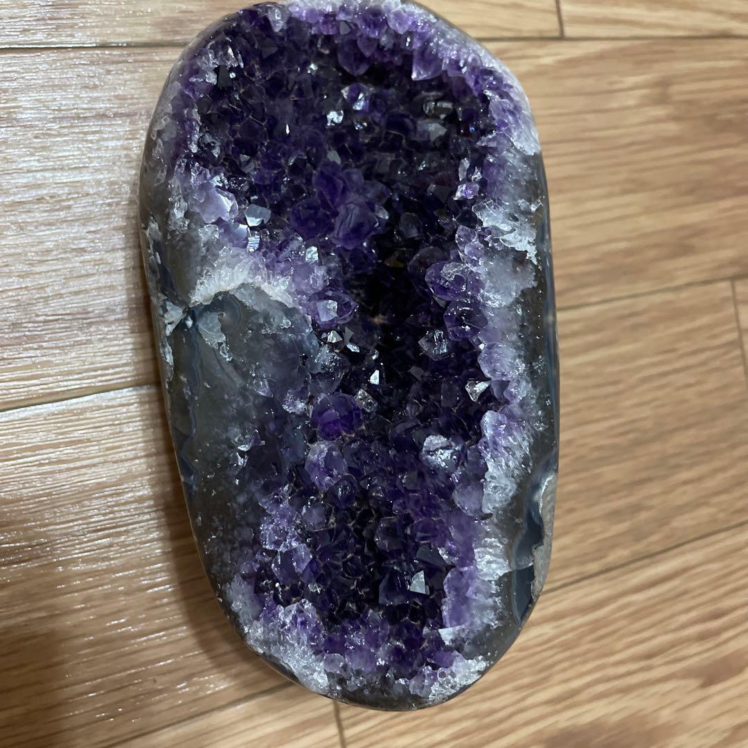 アメジストドーム　台座付き　値下げ