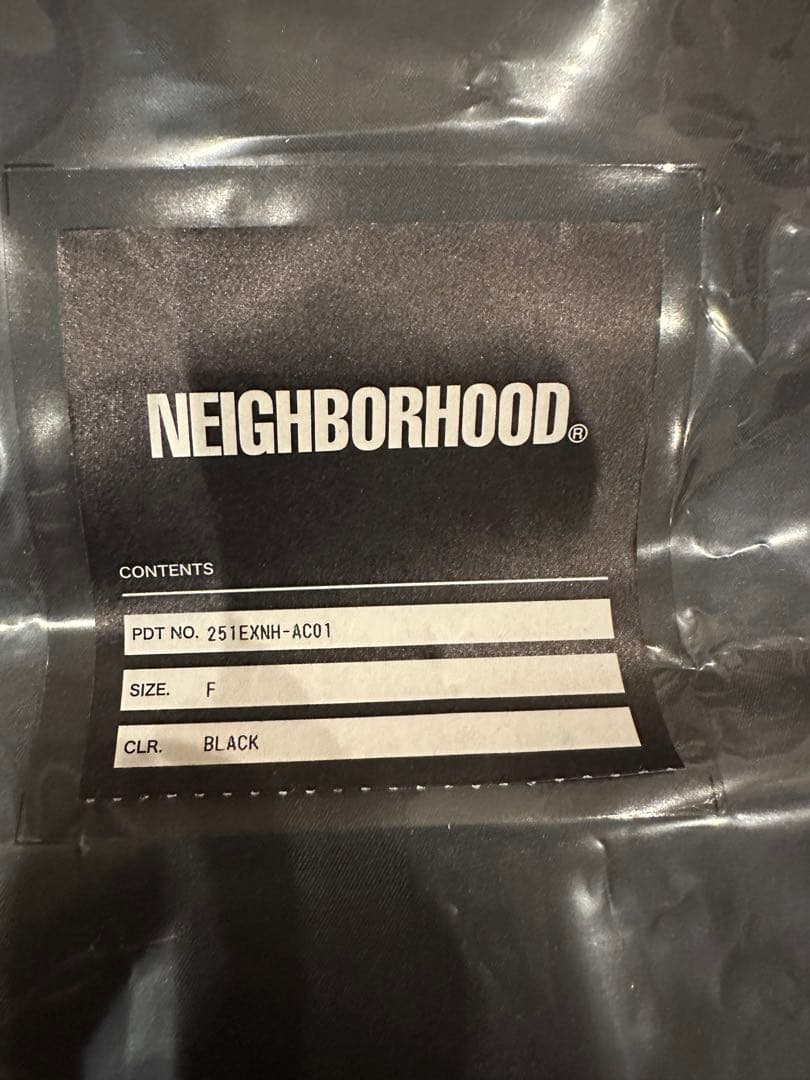 新品未使用 ネイバーフッド 防水 ポーチ ブラック コースター2個セット