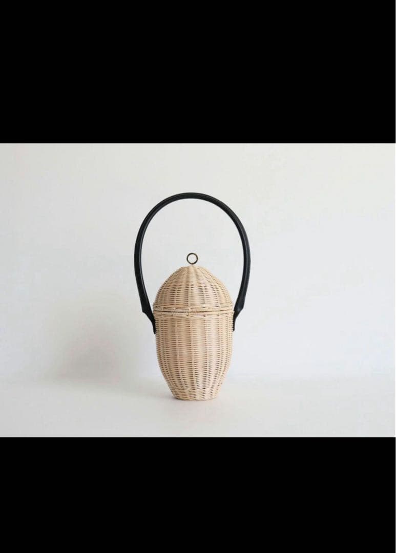 GIRLISH ガーリッシュjingle どんぐりラタンバッグ　2種類　リボン付