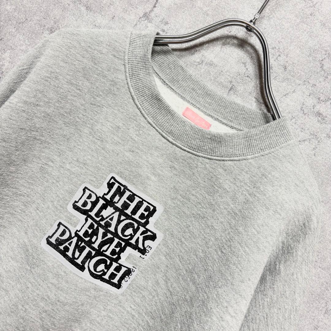 BLACK EYE PATCH クロップドスウェット グレー