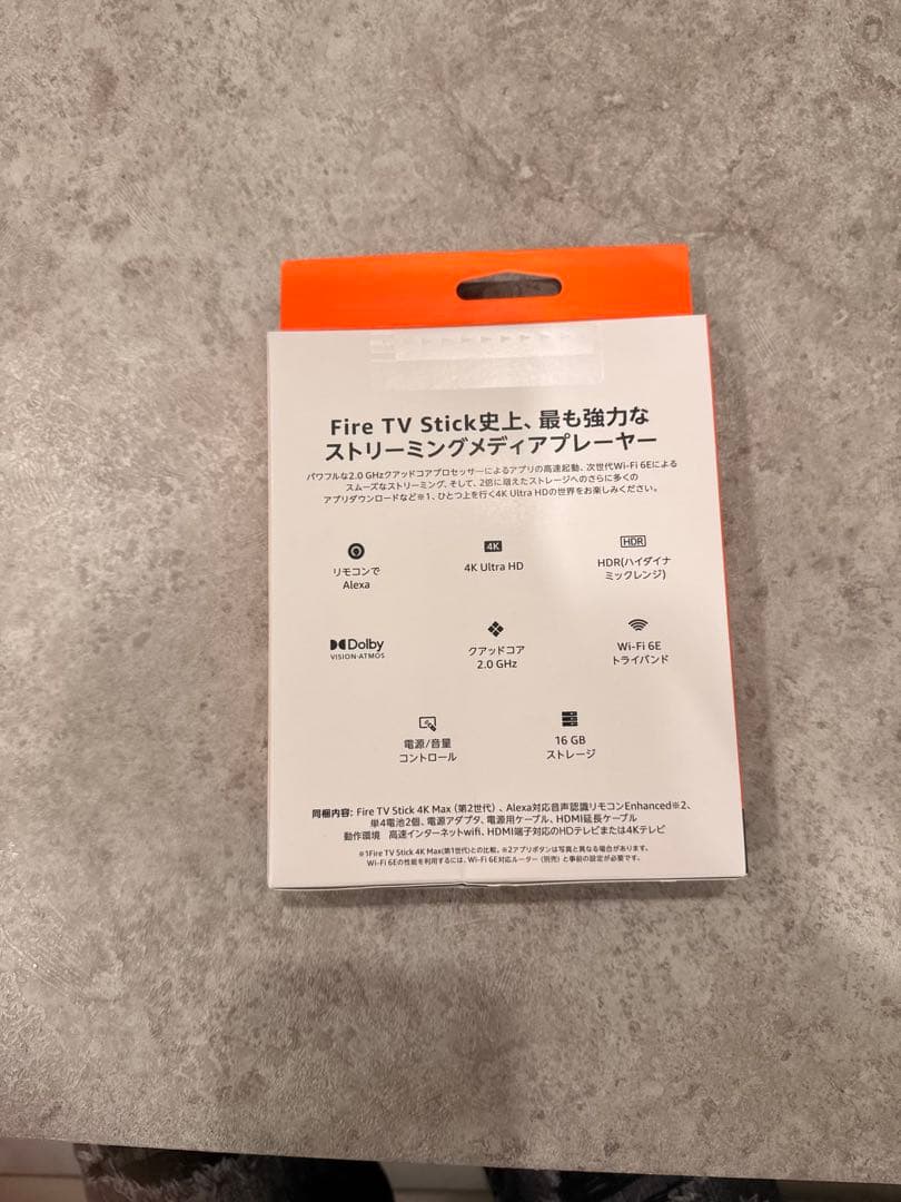 新品未開封 Fire TV Stick 4K Max Amazon