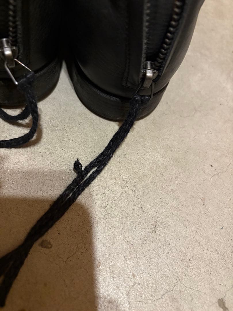 Yohji Yamamoto プリーツ レザーブーツ 41