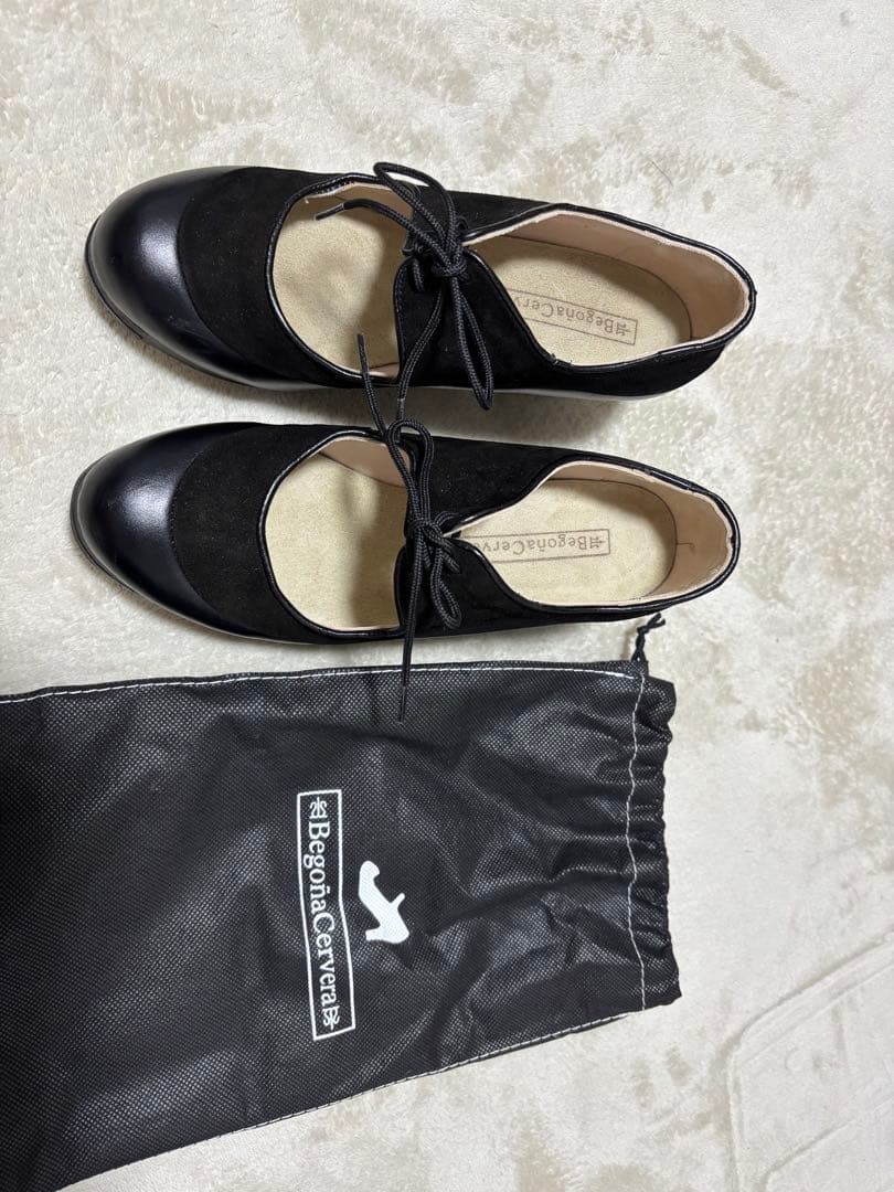 ベゴーニャ　セルベラ　フラメンコシューズ 黒