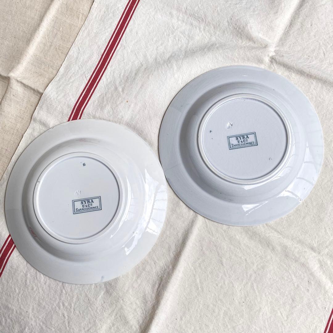 フランス サルグミンヌ SARREGUEMINES 「SYRA」深皿2枚セット