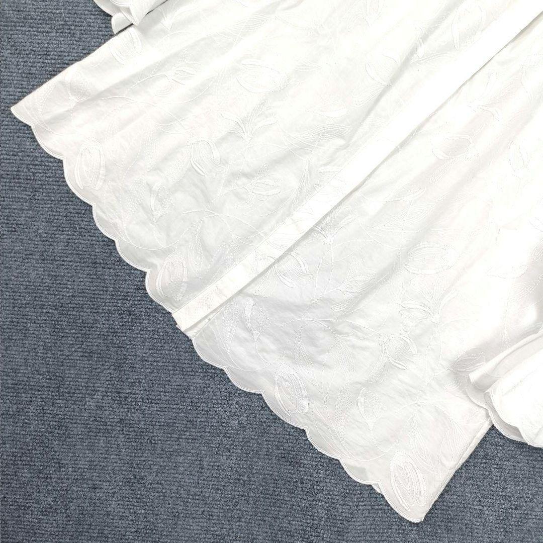 Drawer 25SS フラワーエンブロイダリーブラウス ギャザー フリル 刺繍