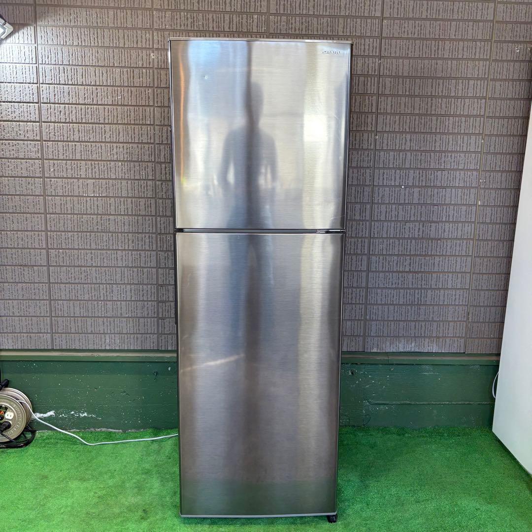 2021年製 225L 冷蔵庫 おしゃれステンレス シャープ【地域限定配送無料】