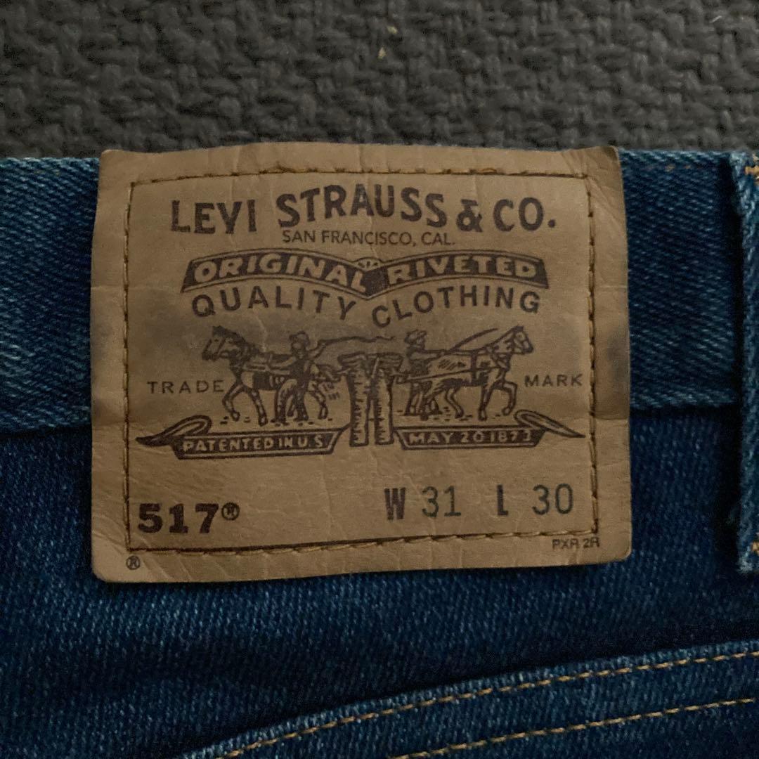Levi's リーバイス 517 黒タブ ストレッチ