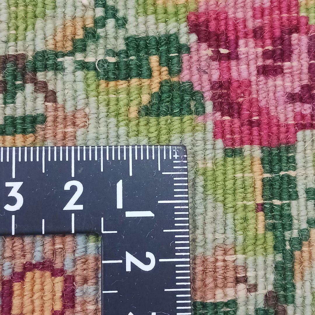 Y3184 高級ペルシャ絨毯 ケルマン産 ウール100% 手織り 特大4m越え