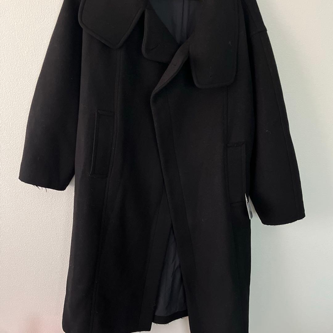 未使用！トゥデイフル　スタンドカラーウールコート