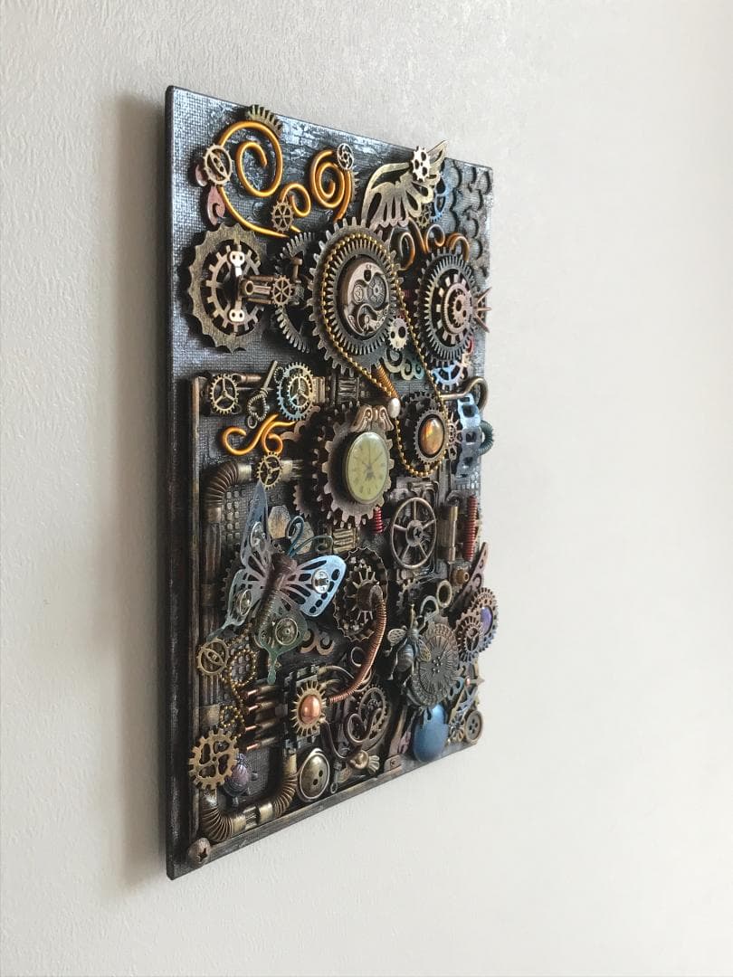 テクスチャーアート 絵画 原画 スチームパンク .M.