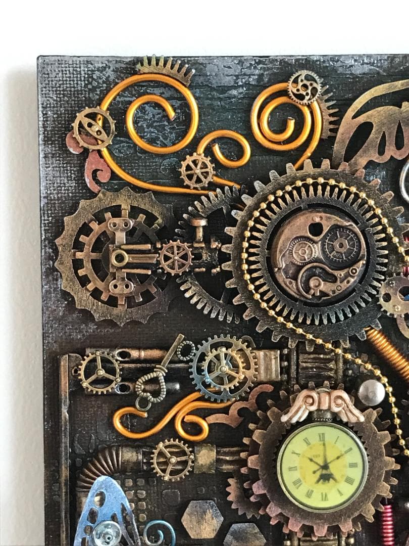 テクスチャーアート 絵画 原画 スチームパンク .M.