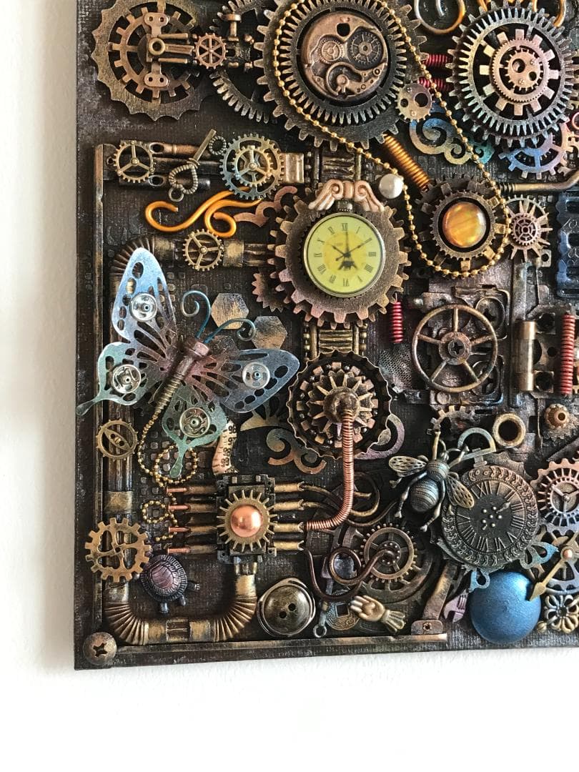 テクスチャーアート 絵画 原画 スチームパンク .M.