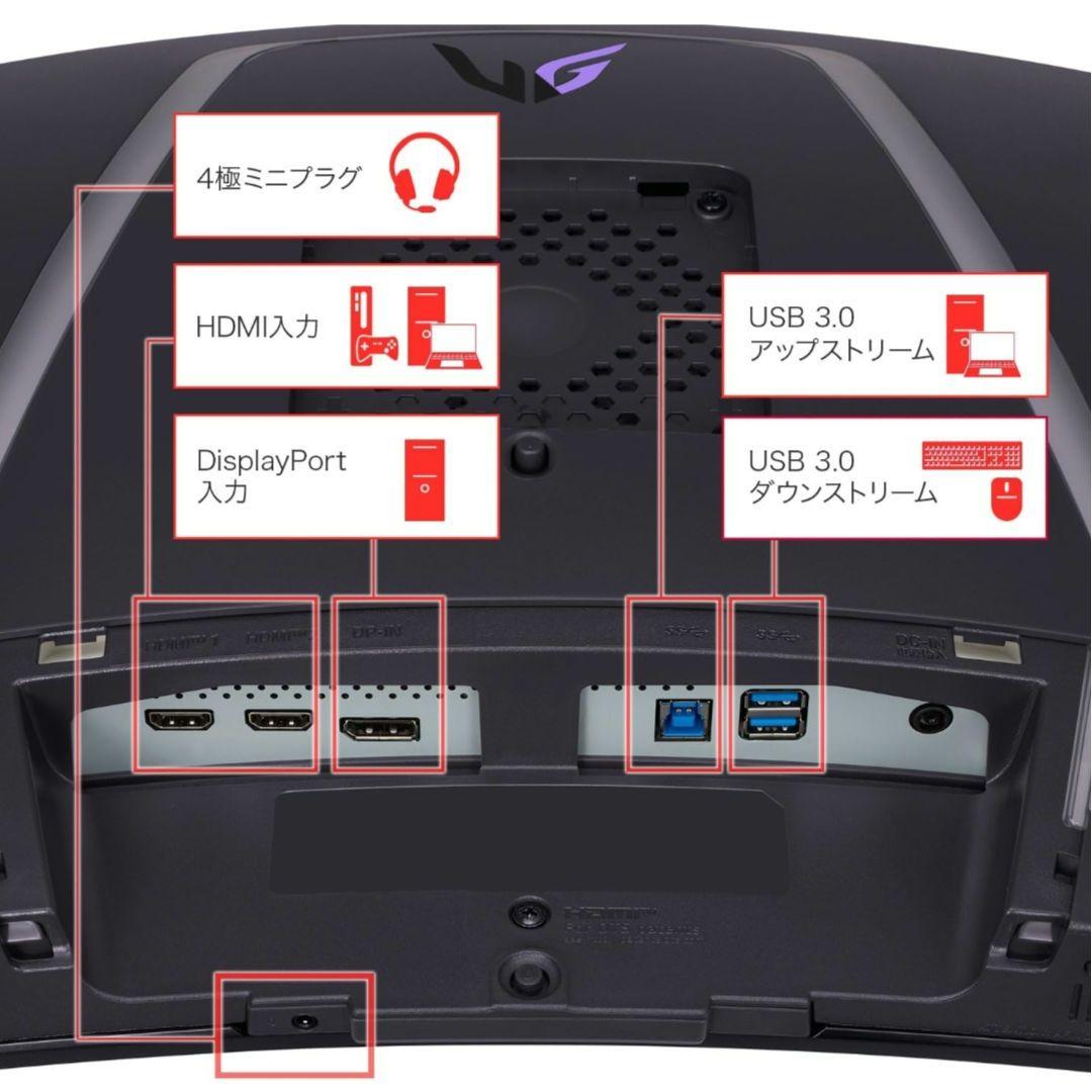 LG UltraGear 39GS95QE-B OLED 湾曲ゲーミングモニター