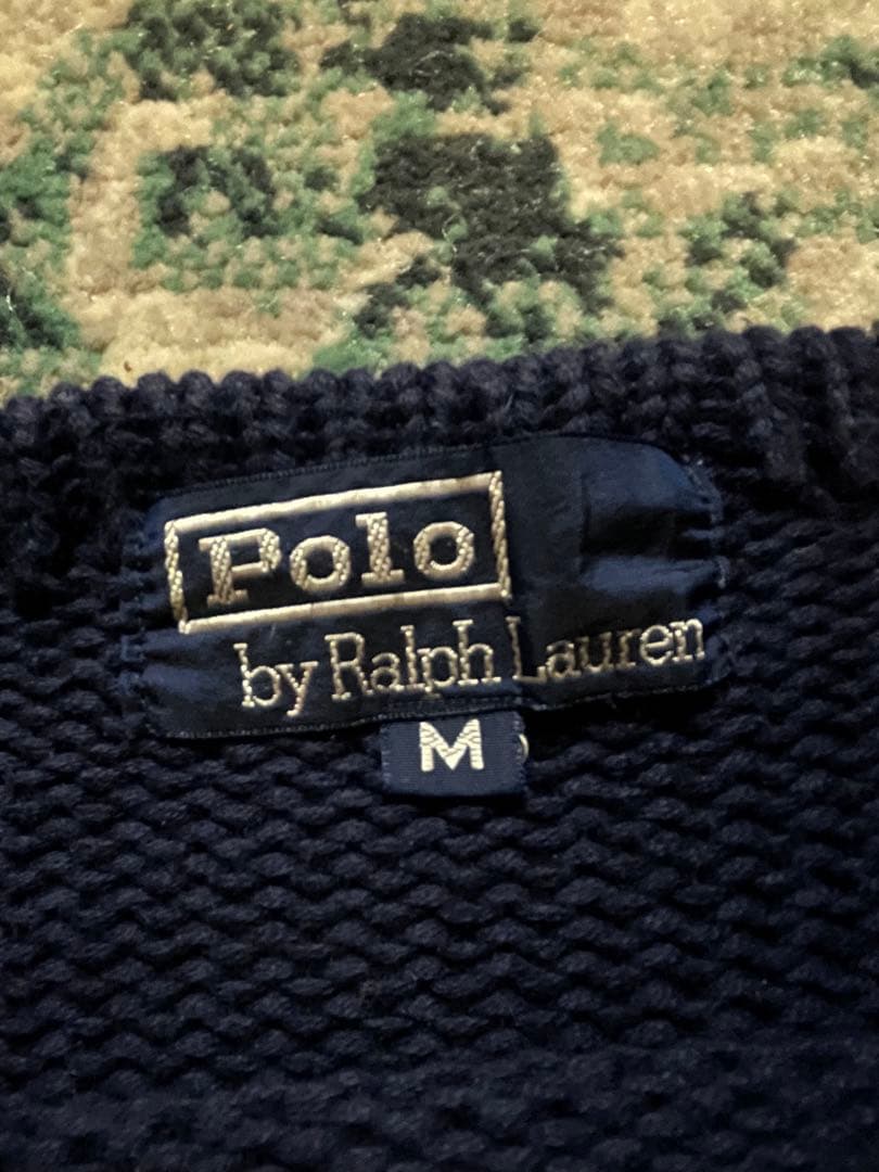 希少 90s Polo by Ralph Lauren 国際信号旗コットンニット