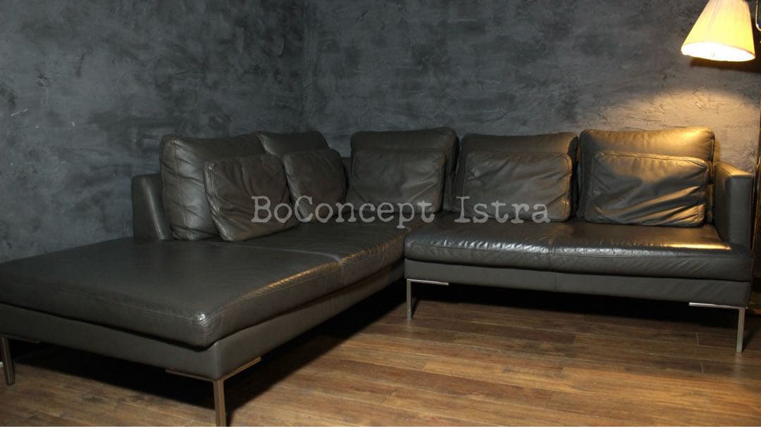 首都圏送無料〜デンマーク ISTRA 約70万 本革 フェザー コーナーソファ