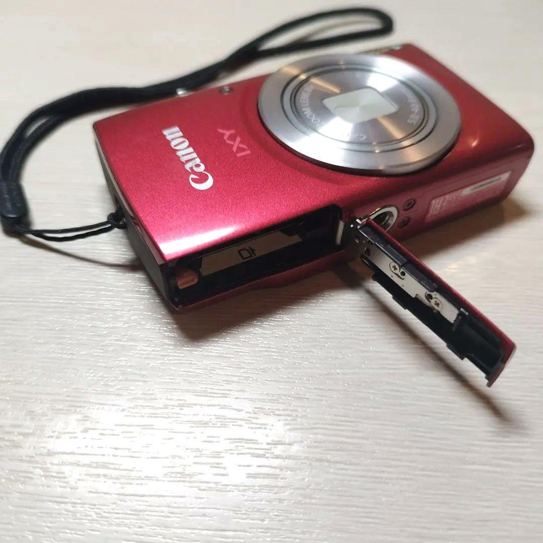 【動作品】Canon キャノン IXY 200 オールドコンデジ レッド