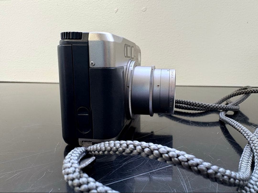 CONTAX Tvs シルバー コンパクトカメラ データバック