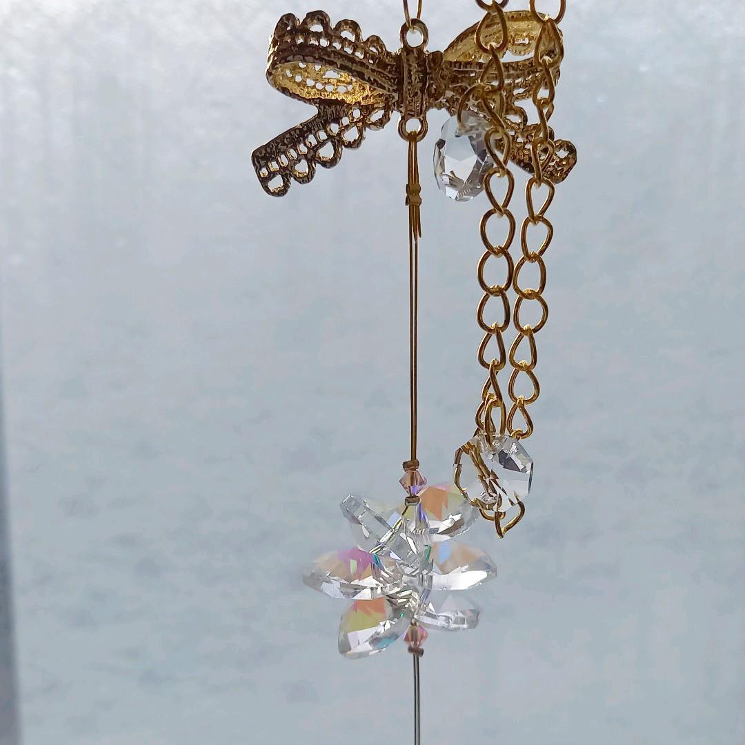 サンキャッチャー♡ハンドメイド「アスフール社オーロラ♡」