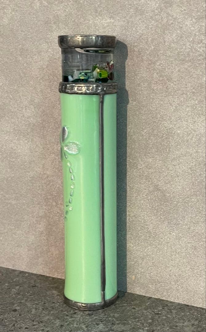 【万華鏡】ステンドグラス/オイル　池田憲昭作 希少品　袋付き