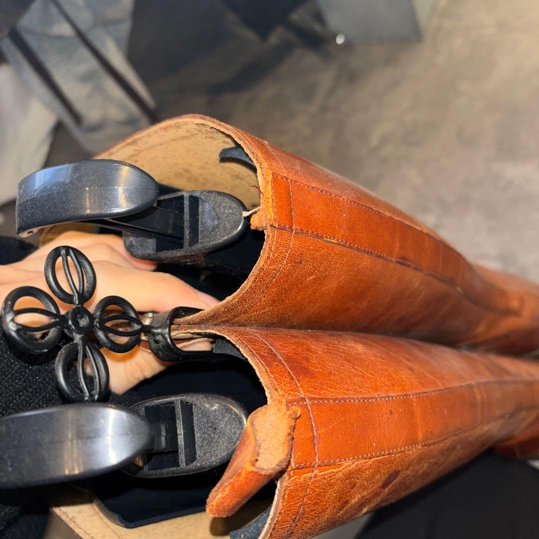 ロングブーツ　バイカーブーツ　ボンテージ