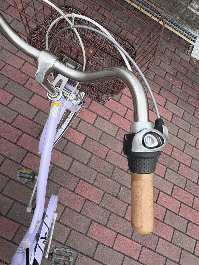 レディースバージョン！ラベンダーカラー・タウンサイクル(26㌅)配達可能です。