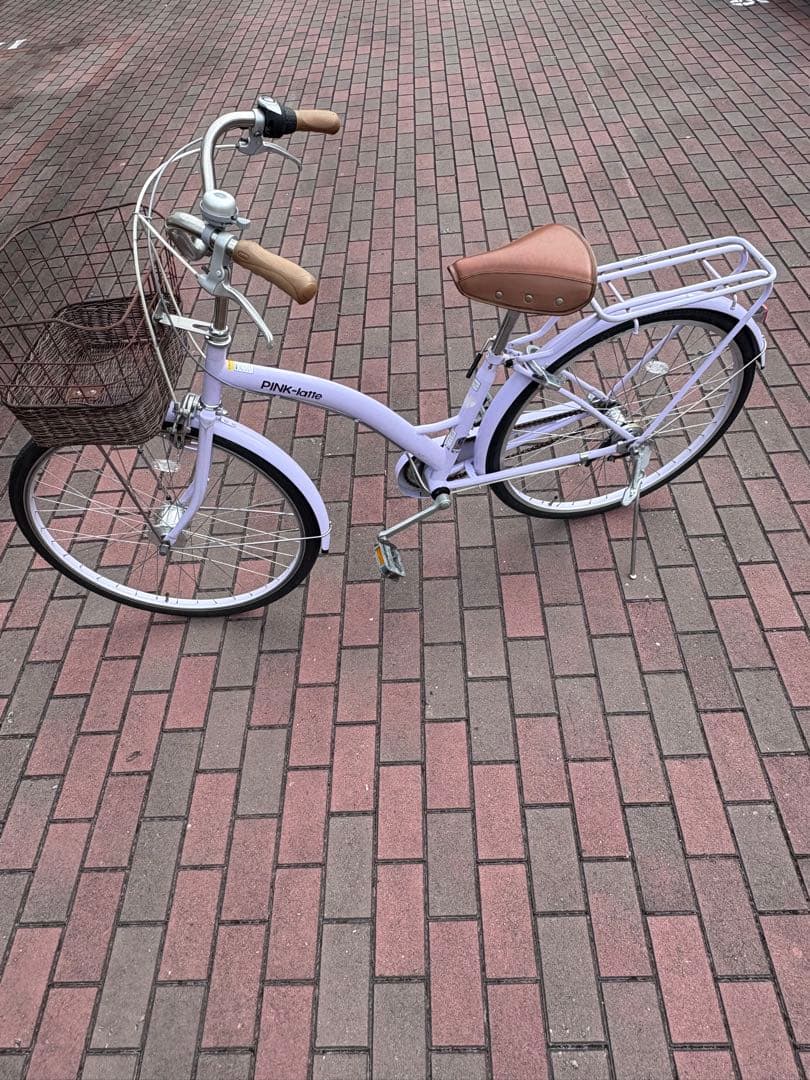 レディースバージョン！ラベンダーカラー・タウンサイクル(26㌅)配達可能です。